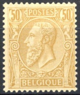 [** SUP] N° 50, 50c Ocre/jaunâtre - Fraîcheur Postale - Cote: 50€ - 1884-1891 Leopold II.