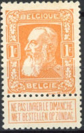 [** SUP] N° 79a, 1F Orange, Centrage Parfait - Fraîcheur Postale - Cote: 1740€ - 1905 Thick Beard