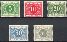 [* SUP] TX12/16, La Série Complète - Type Modifié - Cote: 515€ - Postzegels