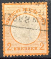 [O B] N° 21, 2K Orange, Signé - Timbre Réparé Et Restauré - Cote: 2500€ - Used Stamps