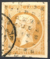 [O SUP] N° 13B,  Belles Grandes Marges - TB Obl Gros Points Carrés - 1853-1860 Napoléon III.