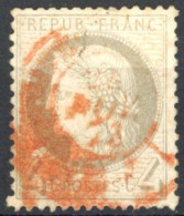 [O SUP] N° 52, Superbe Obl Càd Rouge Des Imprimés - Cote: 75€ - 1871-1875 Ceres