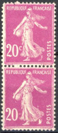 [** SUP] N° 190f, Sans 'c' à 20c - Tenant à Normal - Cote: 40€ - 1906-38 Sower - Cameo