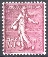 [** SUP] N° 202 75c Avec Exceptionnelle Nuance (normalement Lilas-rose). Spectaculaire - 1903-60 Sower - Ligned