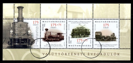 HUNGARY - 2023. Specimen Minisheet - Youth Philately - Anniversaries Of The Hungarian Railway History MNH!! - Proeven & Herdrukken