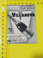 IT-00174- PUBBLICITÀ SPUMANTE VINO- GRAN RISERVA " VILLANOVA" AZ.AGRICOLE PIAVE-ISONZO- FARRA D'ISONZO - Altri & Non Classificati