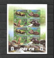 VIETNAM, 2016, WWF, ANIMALS, OTTER, S/S, MNH**, - Other & Unclassified