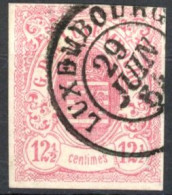 [O SUP] N° 7, 12.5c Rose - Jolie Obl. Signé FSPL - Cote: 210€ - 1859-1880 Wappen & Heraldik