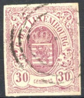 [O SUP] N° 9, 30c Violet - Signé Demuth - Cote: 300€ - 1859-1880 Coat Of Arms