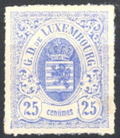 [(*) SUP] N° 20, 25c Bleu Terne - Très Frais - 1859-1880 Armarios