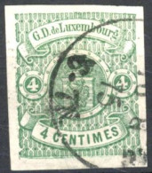 [O SUP] N° 36A, 4c Vert - Jolie Obl - Cote: 150€ - 1859-1880 Coat Of Arms