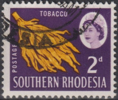 1964 Südrhodesien ° Mi:GB-SR 96, Sn:GB-SR 97, Yt:GB-SR 95, Tobacco, Queen Elizabeth II Pictorials - Southern Rhodesia (...-1964)