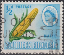 1964 Südrhodesien ° Mi:GB-SR 94, Sn:GB-SR 95, Yt:GB-SR 93, Maize, Queen Elizabeth II Pictorials - Southern Rhodesia (...-1964)