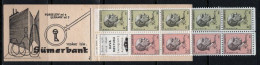 1967 TURKEY ATATURK REGULAR ISSUE STAMPS 4x50k, 5x10k BOOKLET MNH ** - Carnets