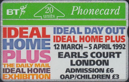 UK Bta 029 Ideal Home Plus - Exhibition - 20 Units - 151G - BT Advertising Issues