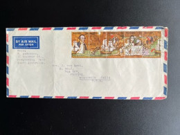 AUSTRALIA 1970 AIR MAIL LETTER ADELAIDE TO CRIVITZ USA 01-05-1970 AUSTRALIE COOK SHIPS - Covers & Documents