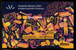 HUNGARY - 2023. Specimen S/S Peforated - Veszprém-Balaton 2023 European Capital Of Culture MNH!! - Essais, épreuves & Réimpressions