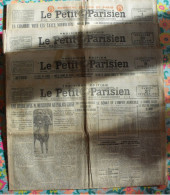 4 Journaux Le Petit Parisien De 1926 Mussolini Abd El Krim Seznec Van Dongen Chine Fonck - Le Petit Parisien