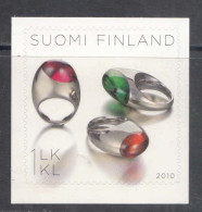 2010 Finland Jewellery Gemstones Rings Complete Set Of 1 MNH @ BELOW FACE VALUE - Ungebraucht