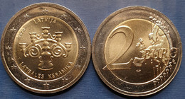 Latvia 2 Euro 2020 UNC < Keramika > - Lettonia