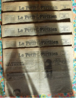 5 Journaux Le Petit Parisien De 1929 Barthou Bourse Procès De Riom Alsace Tunnel Sous La Manche Binger Espagne La Goulue - Le Petit Parisien