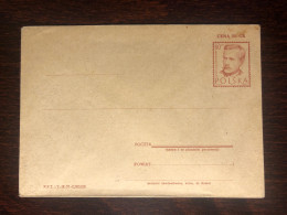 POLAND COVER WITH ORIGINAL STAMP 1957 YEAR DOCTOR HEALTH MEDICINE - Brieven En Documenten