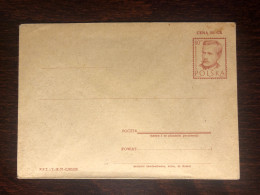 POLAND COVER WITH ORIGINAL STAMP 1957 YEAR DOCTOR HEALTH MEDICINE - Lettres & Documents