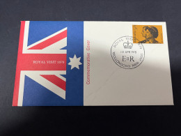 5-1-2024 (4 W 22) Australia FDC - Royal Visit 1970 - NSW Wollongong Postmark - FDC