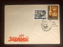 POLAND FDC COVER 1986 YEAR RED CROSS  HEALTH MEDICINE - Lettres & Documents