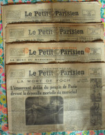 4 Journaux Le Petit Parisien De 1929 Foch Zeppelin Kaeser Boukharine - Le Petit Parisien