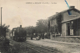 77 - SEINE ET MARNE - LORREZ-LE-BOCAGE - La Gare - 10828 - Lorrez Le Bocage Preaux