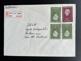 NETHERLANDS 1978 REGISTERED LETTER BEEK EN DONK TO EINDHOVEN 19-12-1978 NEDERLAND AANGETEKEND - Cartas & Documentos
