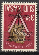 Sud Kasai - 22B - Léopards - Surcharge Renversée -  "Lutte Contre La Malaria" - 1961 - MNH - South-Kasaï