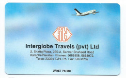 PAKISTAN 5 - 100Rs Interglobe Travels Avion Fly Plane 1995 MINT URMET NEUVE (CK1116 - Pakistan