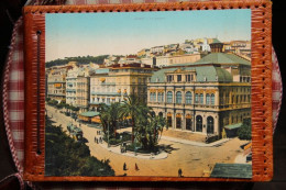 ALGERIE - RARE CARTE POSTALE MONUMENTALE : ALGER, Le Théâtre - Alger