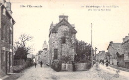 FRANCE - Saint Enogat - La Rue De L'eglise Et La Route De Saint Briac - Animé - Carte Postale Ancienne - Sonstige & Ohne Zuordnung