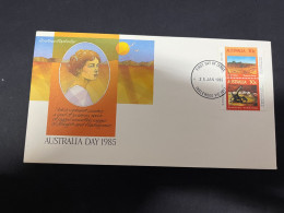 5-1-2024 (4 W 24) Australia Cover - FDC - 1985 - Australia Day - FDC