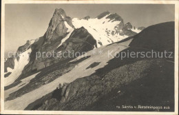 12015928 Saentis AR Vom Rotsteinpass Aus Appenzeller Alpen Saentis AR - Autres & Non Classés