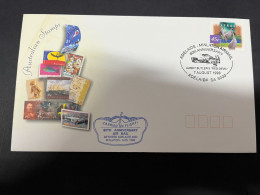 5-1-2024 (4 W 24) Australia Cover - FDC - 1999   - Adelaide To Minlaton Airmail 80th Anniversary (2 Covers) - FDC