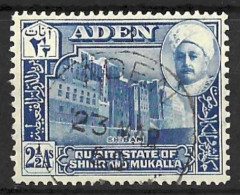 ADEN.....KING GEORGE VI..(1936-52..)....." 1942..".....2 & HALFAs.....SG6.......CDS......VFU...... - Aden (1854-1963)