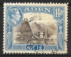 ADEN.....KING GEORGE VI..(1936-52..)....." 1939..".....14As.....SG23a.......VFU...... - Aden (1854-1963)