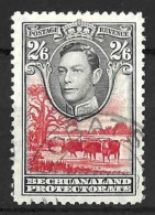 BECHUANALAND.....KING GEORGE VI..(1936-52..)......2/6......SG126.......CDS.....VFU... - 1885-1964 Bechuanaland Protectorate