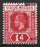 VIRGIN Is....KING GEORGE V...(1910-36..).....1d......SG70a.....(CAT.VAL..£14..).....CDS.....VFU... - British Honduras (...-1970)