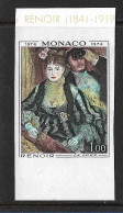 Monaco N°967** Non Dentelé Peinture, Renoir. - Errors And Oddities