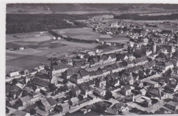 Bulle, Vue Aérienne, Plaine De La Condémine. Carte-photo 9 X 14 - Bulle