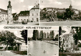 73907522 Gerbstedt Marktplatz Teilansicht Krankenhaus Bad Klubhaus - Gerbstedt