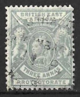 K.U.T..." Br EAST AFRICA.."....QUEEN VICTORIA...(1837-01.)...." 1896.."......3As......SG69........VFU.. - Africa Orientale Britannica