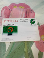 China Stamp Card 1997 Giving Up Smoking For Health - Briefe U. Dokumente