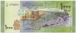 Syria - 1000 Syrian Pounds - 2013 / AH 1434 - Pick 116 - Unc. - Serie A/29 - 1.000 - Syria