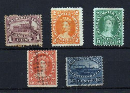 Nueva Brunswick Nº 4/6 Y 7/8. Año 151-60 - Used Stamps